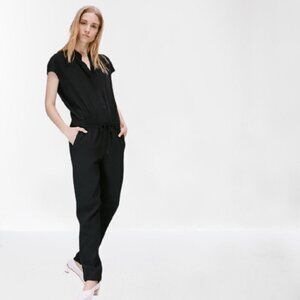 Aritzia Babaton "Donnie" Jumpsuit in Black - Size Small